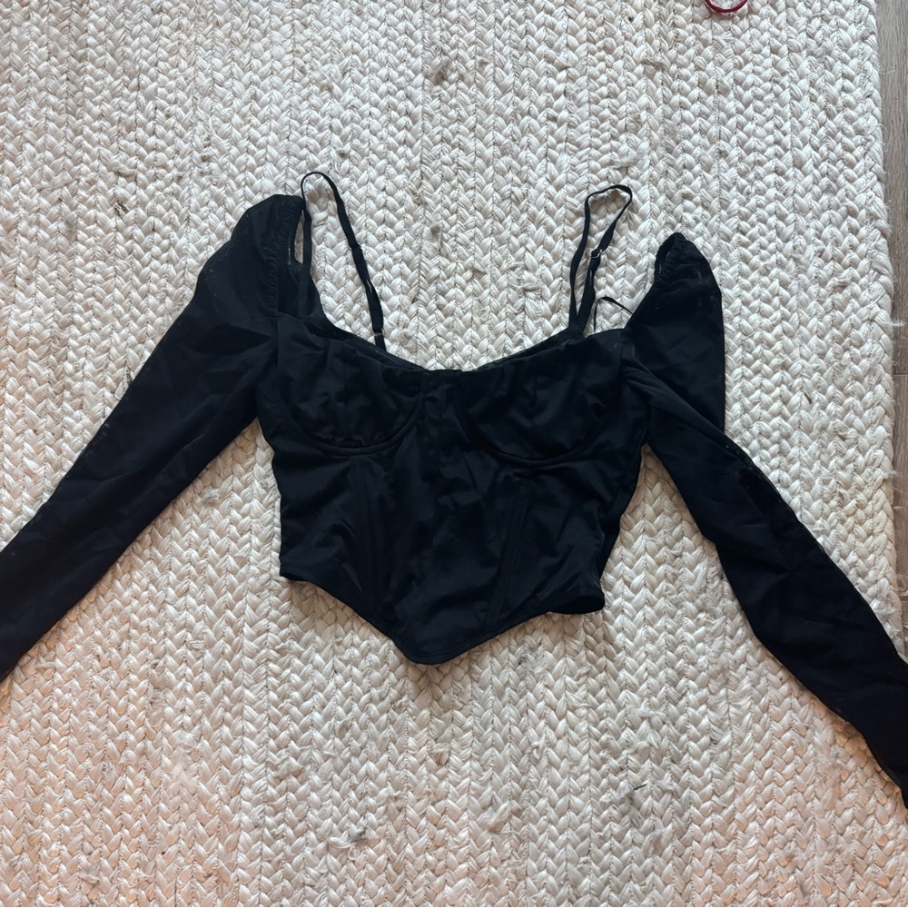 Black Crop Top
